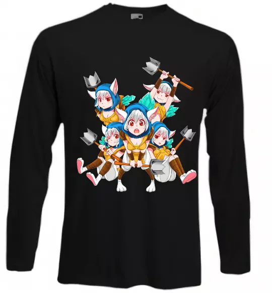 Лонгслив Meepo art Черный фото