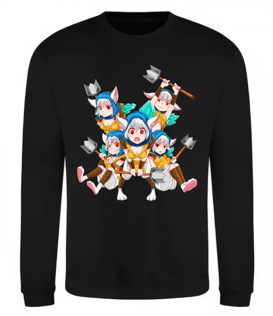 Світшот Meepo art Чорний фото