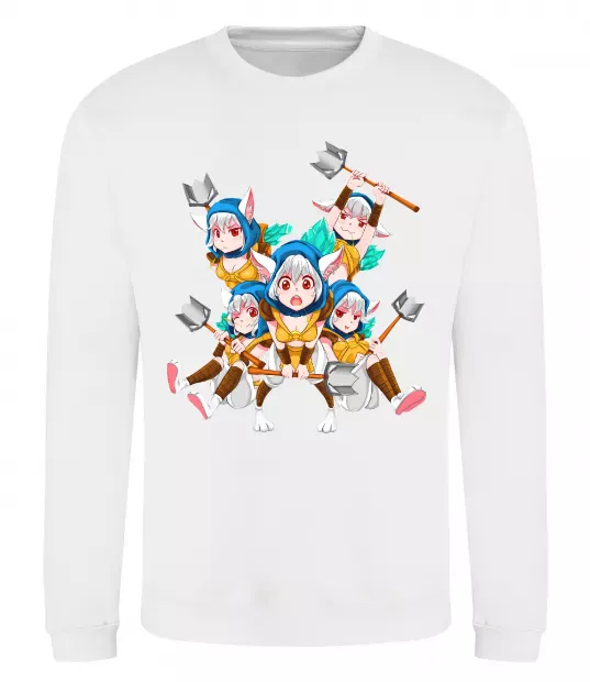 Світшот Meepo art Білий фото