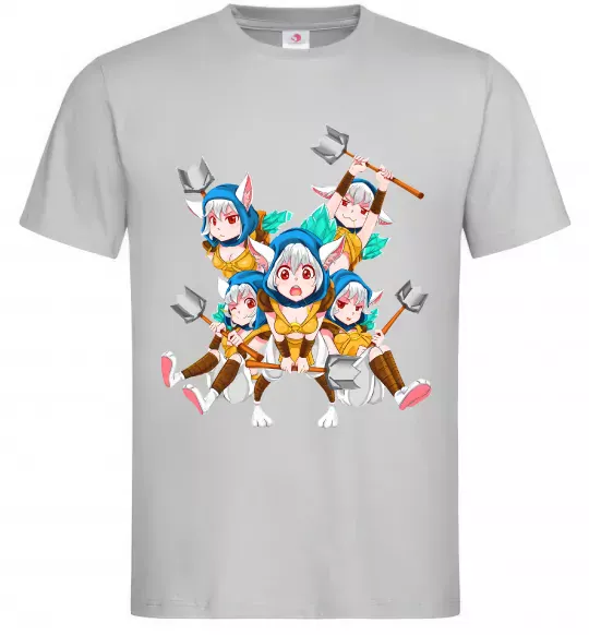 Мужская футболка Meepo art Серый фото