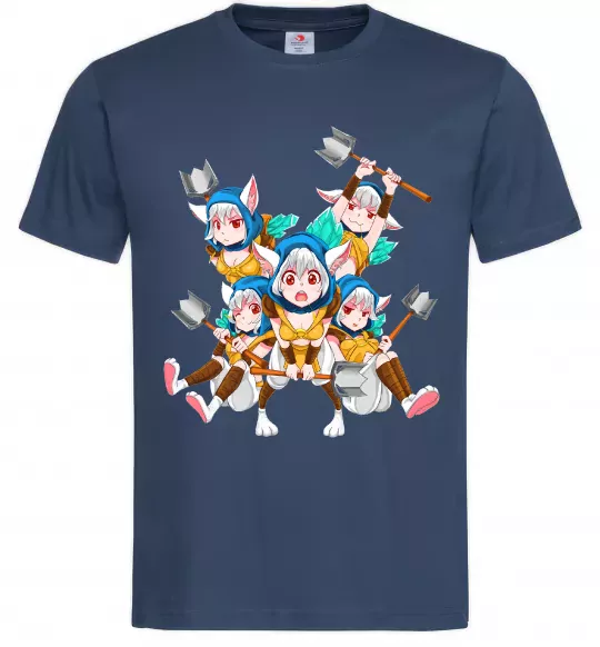 Мужская футболка Meepo art Темно-синий фото