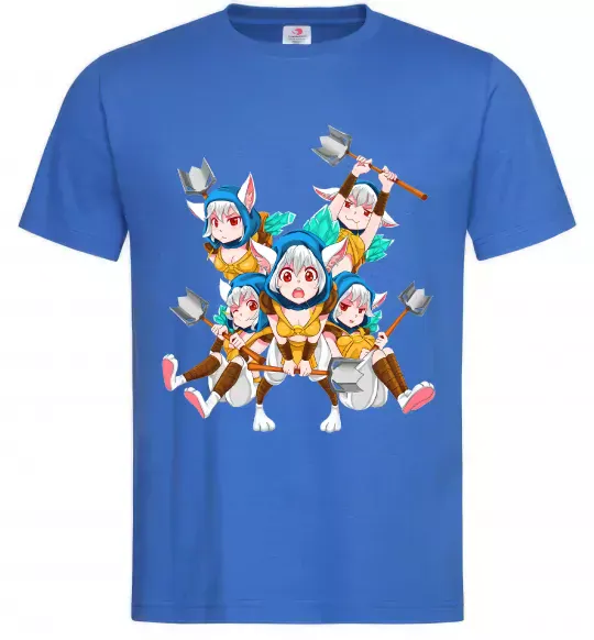 Мужская футболка Meepo art Ярко-синий фото