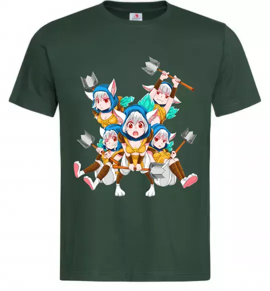 Мужская футболка Meepo art Темно-зеленый фото