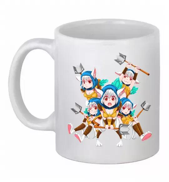 Чашка керамическая Meepo art Белый фото