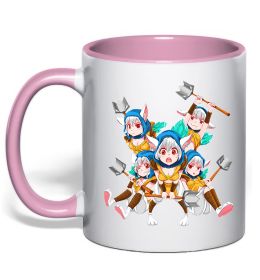 Чашка з кольоровою ручкою Meepo art