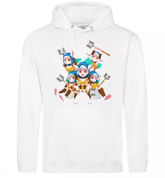 Мужская толстовка (худи) Meepo art Белый фото