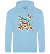 Чоловіча толстовка (худі) Meepo art Блакитний фото