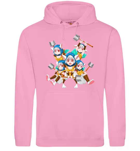 Женская толстовка (худи) Meepo art Розовый фото