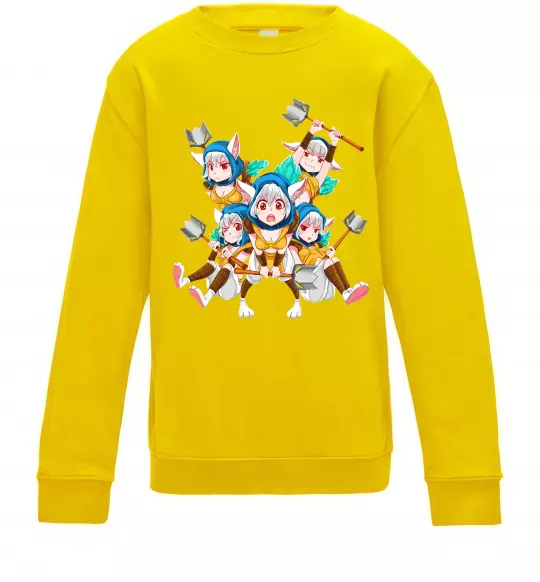 Детский Свитшот Meepo art Солнечно желтый фото