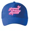 Кепка Stressed but blessed Яскраво-синій фото