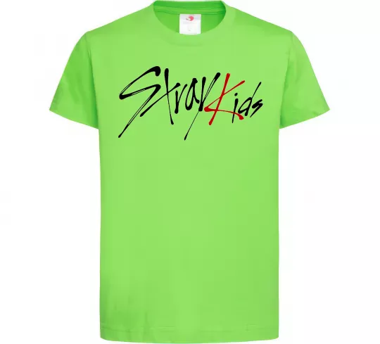 Детская футболка Stray Kids Лаймовый фото