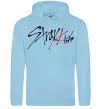 Мужская толстовка (худи) Stray Kids Голубой фото