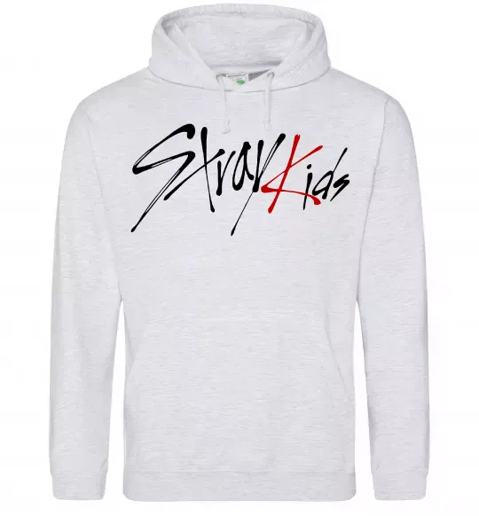 Женская толстовка (худи) Stray Kids Серый меланж фото