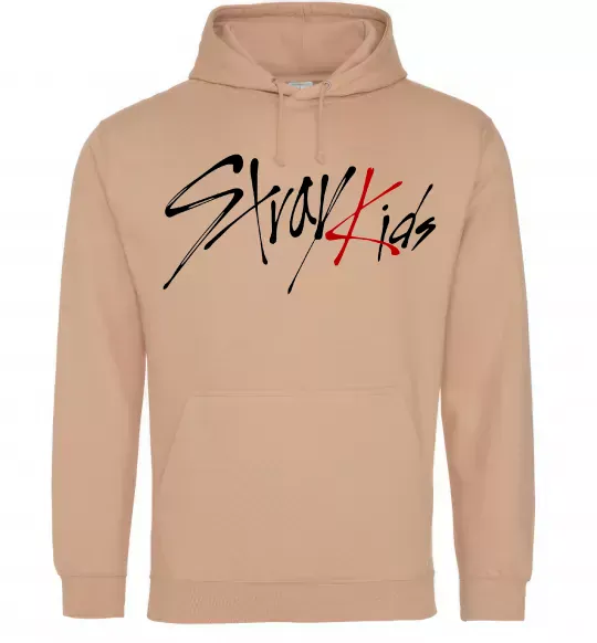 Женская толстовка (худи) Stray Kids Песочный фото