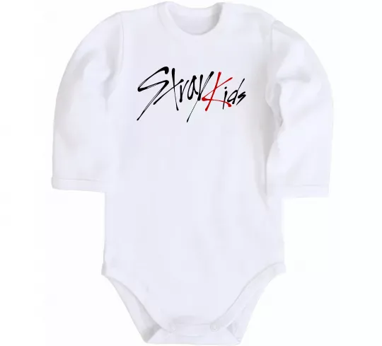 Детский боди Stray Kids Белый фото