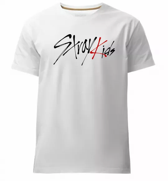 Мужская премиум футболка Stray Kids Белый фото