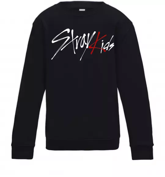 Детский Свитшот Stray Kids Черный фото