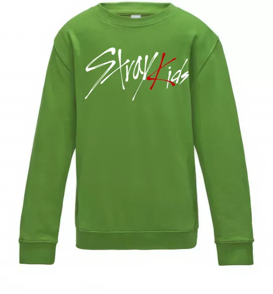 Детский Свитшот Stray Kids Лаймовый фото
