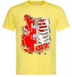 Мужская футболка Rock in your heart Лимонный фото