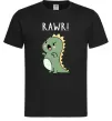 Мужская футболка RAWR Dino Черный фото