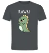 Мужская футболка RAWR Dino Графит фото