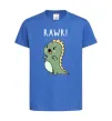 Детская футболка RAWR Dino Ярко-синий фото