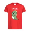 Детская футболка RAWR Dino Красный фото