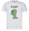 Мужская футболка RAWR Dino Белый фото