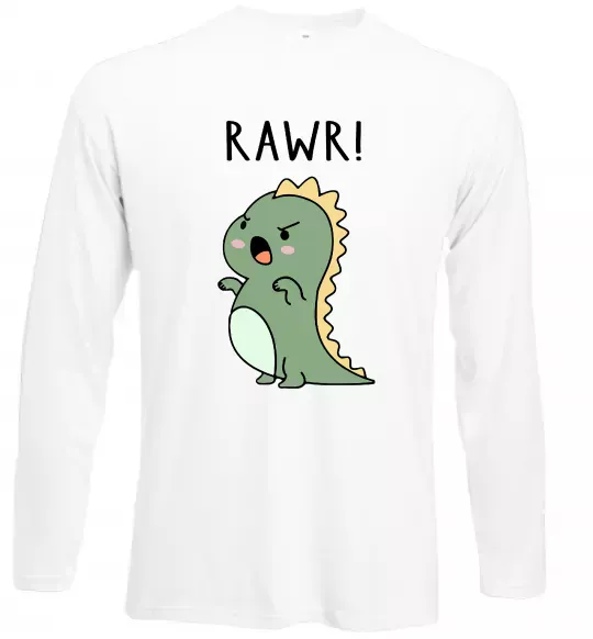 Лонгслів RAWR Dino Білий фото