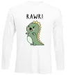 Лонгслів RAWR Dino Білий Лонгслів RAWR Dino Білий фото