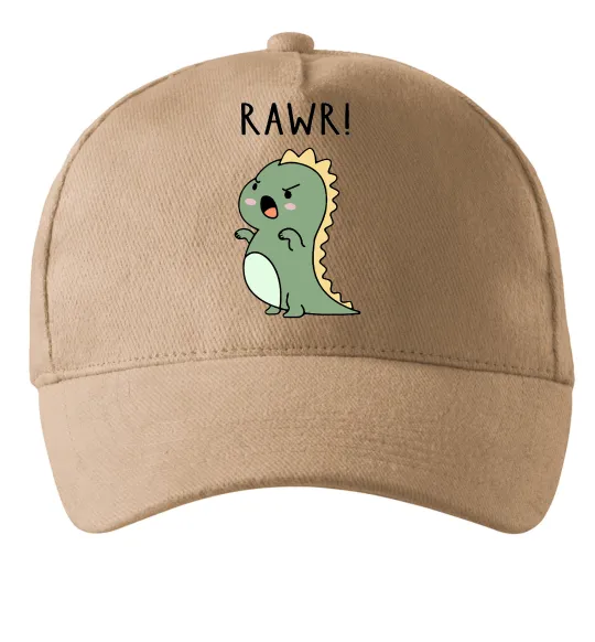 Кепка RAWR Dino Пісочний фото
