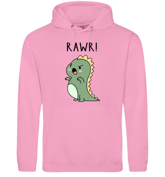 Мужская толстовка (худи) RAWR Dino Розовый фото