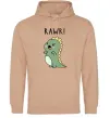 Мужская толстовка (худи) RAWR Dino Песочный фото