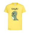 Детская футболка RAWR Dino Лимонный фото