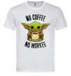 Мужская футболка No coffee no workee Белый фото