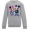 Детский Свитшот Mickie and Minnie Mouse Серый меланж фото
