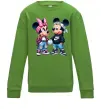 Детский Свитшот Mickie and Minnie Mouse Лаймовый фото