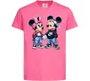 Детская футболка Mickie and Minnie Mouse Ярко-розовый фото