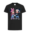 Детская футболка Mickie and Minnie Mouse Черный фото