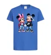 Детская футболка Mickie and Minnie Mouse Ярко-синий фото