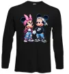 Лонгслив Mickie and Minnie Mouse Черный фото