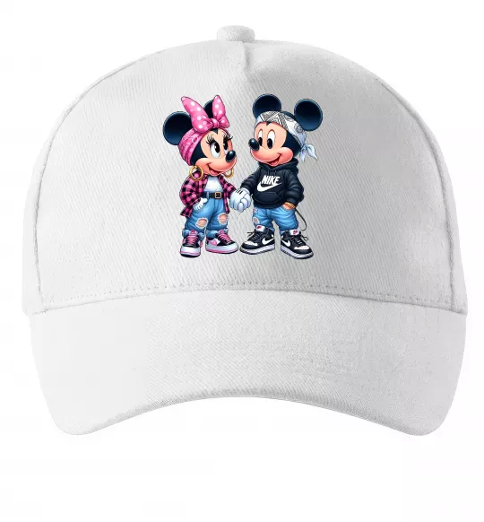Кепка Mickie and Minnie Mouse Білий фото