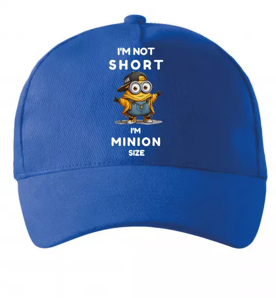 Кепка Minion size Ярко-синий фото