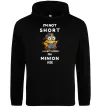 Жіноча толстовка (худі) Minion size Чорний фото