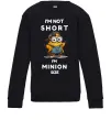 Детский Свитшот Minion size Черный фото