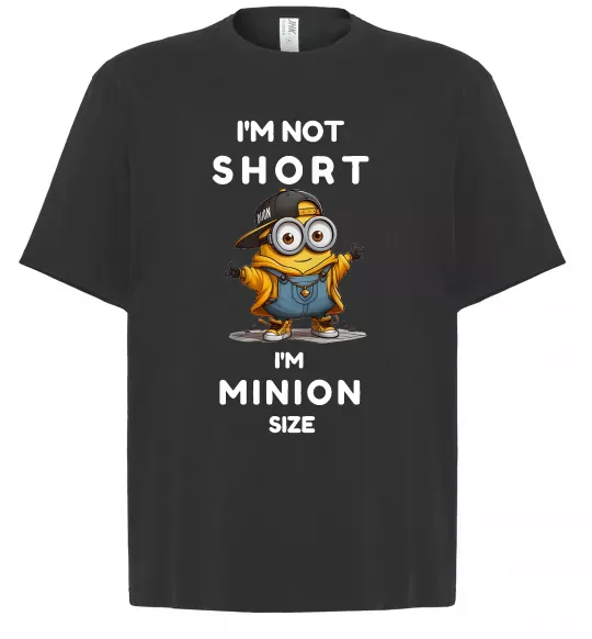 Футболка Оверсайз Minion size Черный фото