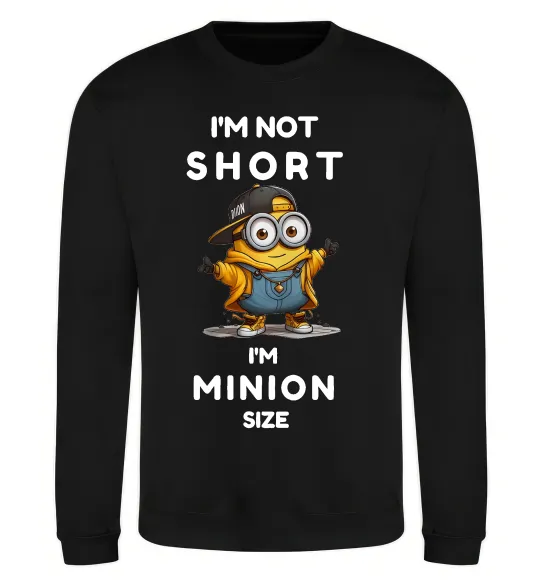 Світшот Minion size Чорний фото