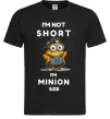 Чоловіча футболка Minion size Чорний Чоловіча футболка Minion size Чорний фото