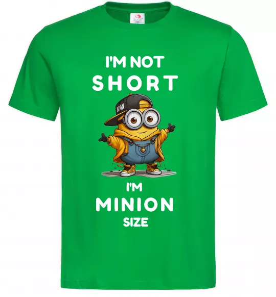 Чоловіча футболка Minion size Зелений фото