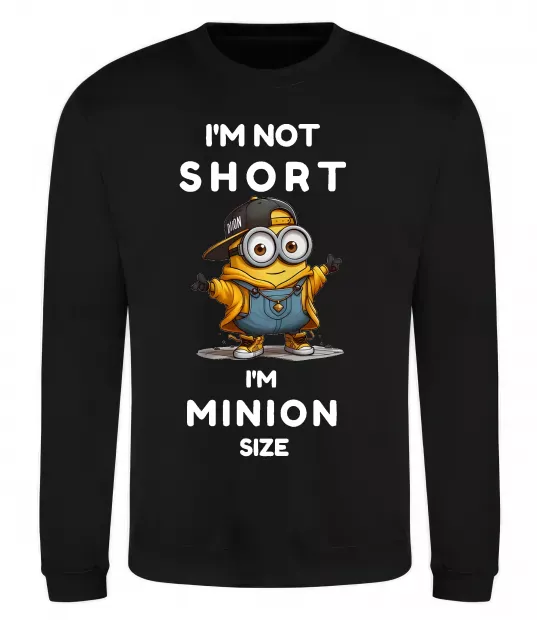 Світшот Minion size Чорний фото